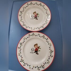 Zrike Peanuts Branded Ceramic Plates (2)